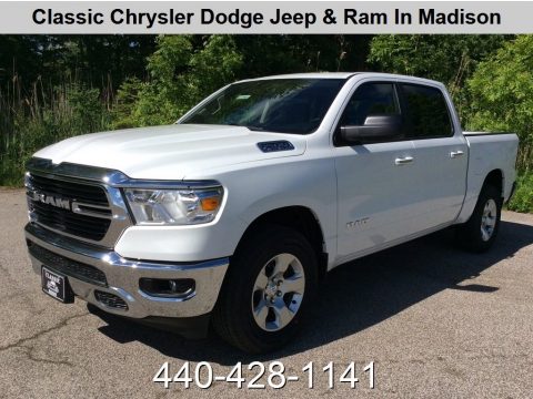 Bright White Ram 1500 Big Horn Crew Cab 4x4.  Click to enlarge.