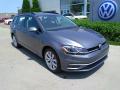 Front 3/4 View of 2019 Volkswagen Golf SportWagen SE #1