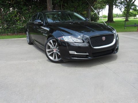 Ebony Jaguar XJ R-Sport.  Click to enlarge.