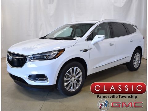 Summit White Buick Enclave Essence AWD.  Click to enlarge.