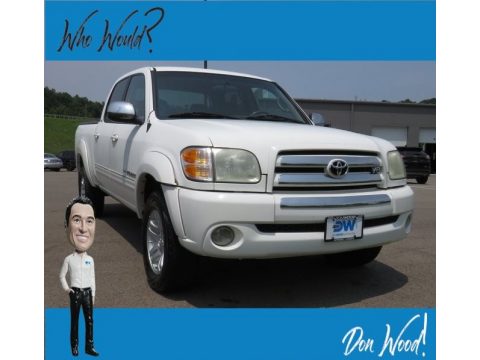 Natural White Toyota Tundra SR5 Double Cab 4x4.  Click to enlarge.