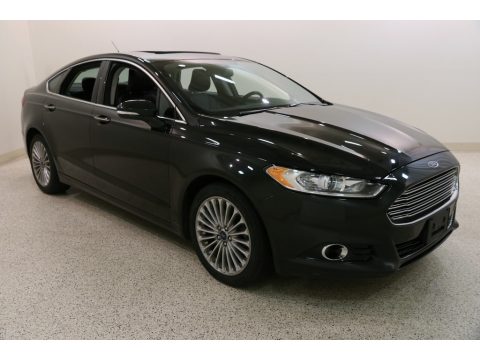 Tuxedo Black Metallic Ford Fusion Titanium AWD.  Click to enlarge.