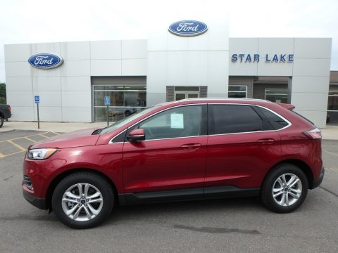 Ruby Red Ford Edge SEL AWD.  Click to enlarge.