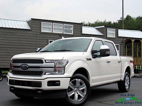 White Platinum Ford F150 Platinum SuperCrew 4x4.  Click to enlarge.