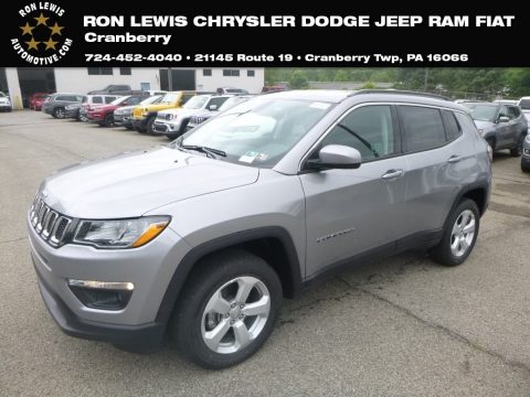 Billet Silver Metallic Jeep Compass Latitude 4x4.  Click to enlarge.