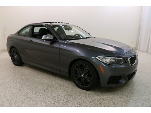 Mineral Grey Metallic BMW M235i Coupe.  Click to enlarge.