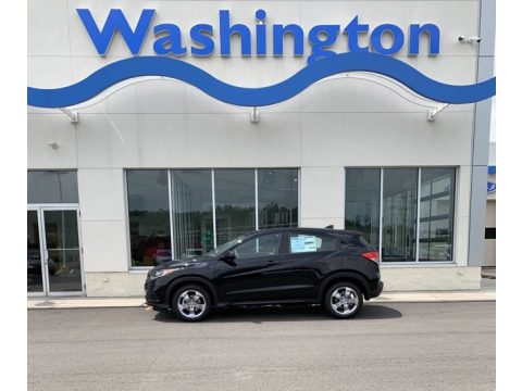 Crystal Black Pearl Honda HR-V LX AWD.  Click to enlarge.