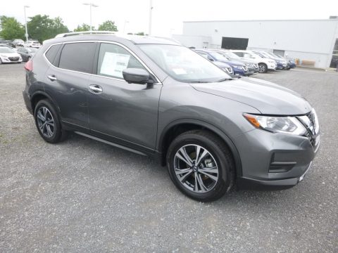 Gun Metallic Nissan Rogue SV AWD.  Click to enlarge.