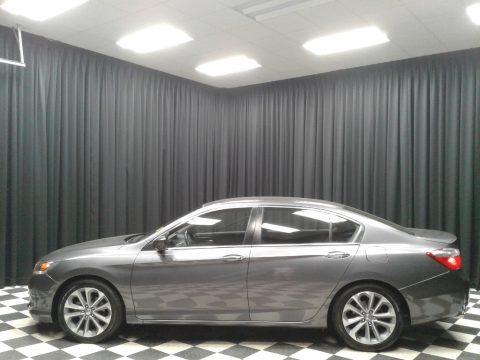 Modern Steel Metallic Honda Accord Sport Sedan.  Click to enlarge.