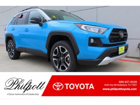 Blue Flame Toyota RAV4 Adventure AWD.  Click to enlarge.