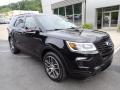 Front 3/4 View of 2019 Ford Explorer Sport 4WD #8