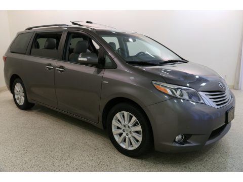 Predawn Gray Mica Toyota Sienna Limited Premium AWD.  Click to enlarge.