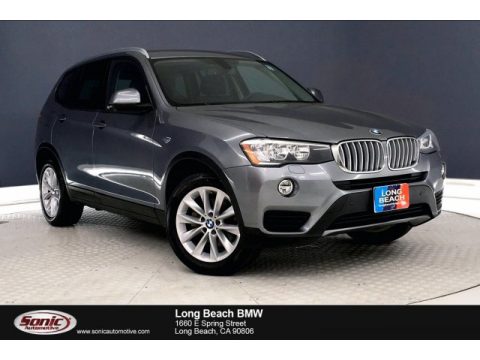 Space Grey Metallic BMW X3 xDrive28i.  Click to enlarge.
