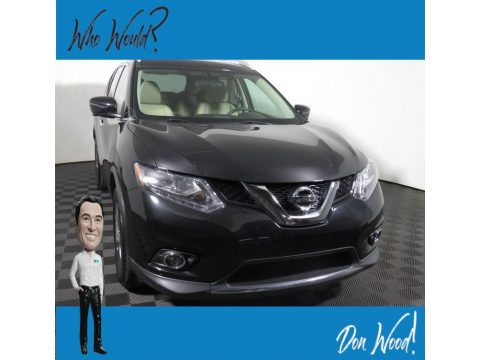 Magnetic Black Nissan Rogue SL.  Click to enlarge.