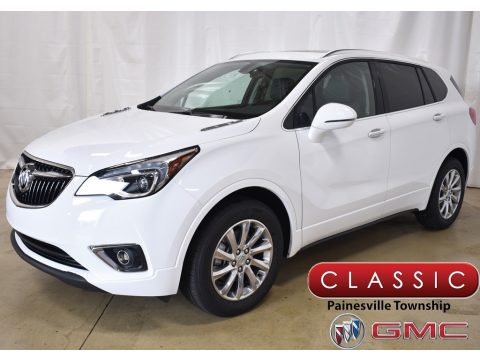 Summit White Buick Envision Essence AWD.  Click to enlarge.