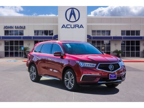 Performance Red Pearl Acura MDX Technology.  Click to enlarge.