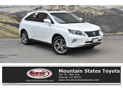 Starfire White Pearl Lexus RX 450h AWD.  Click to enlarge.
