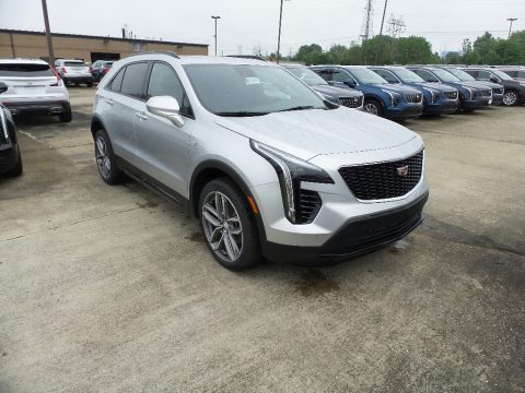 Radiant Silver Metallic Cadillac XT4 Sport AWD.  Click to enlarge.