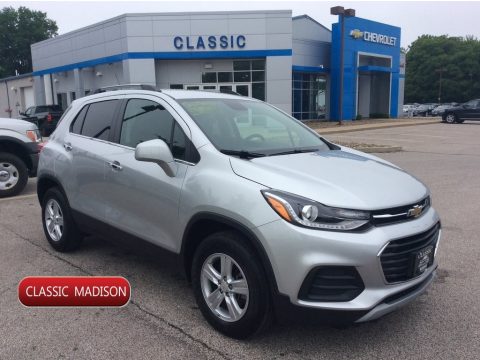 Silver Ice Metallic Chevrolet Trax LT AWD.  Click to enlarge.
