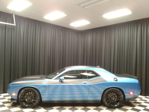 B5 Blue Pearl Dodge Challenger T/A 392.  Click to enlarge.