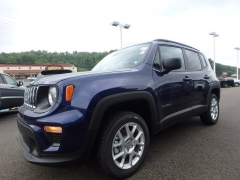 Jetset Blue Jeep Renegade Sport 4x4.  Click to enlarge.