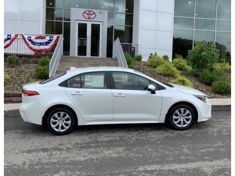 Super White Toyota Corolla LE. Click to enlarge. Super White Toyota Corolla LE. Click to enlarge.