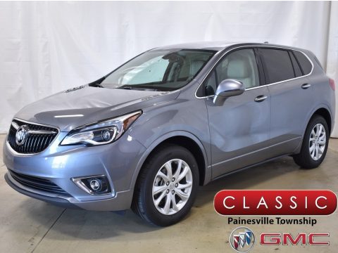 Satin Steel Gray Metallic Buick Envision Preferred AWD.  Click to enlarge.