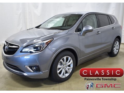 Satin Steel Gray Metallic Buick Envision Preferred AWD.  Click to enlarge.