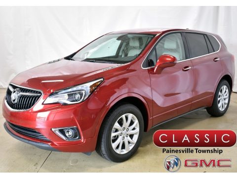 Chili Red Metallic Buick Envision Preferred AWD.  Click to enlarge.