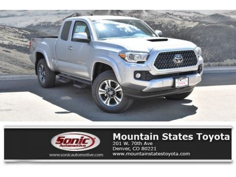 Silver Sky Metallic Toyota Tacoma TRD Sport Access Cab 4x4.  Click to enlarge.