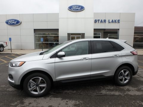 Ingot Silver Ford Edge SEL AWD.  Click to enlarge.