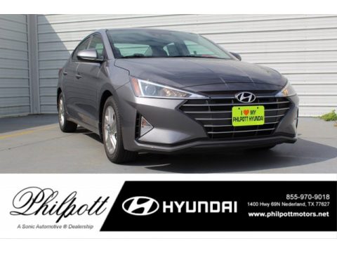 Machine Gray Hyundai Elantra SEL.  Click to enlarge.