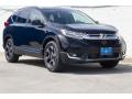 Front 3/4 View of 2019 Honda CR-V Touring AWD #1