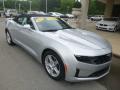 Front 3/4 View of 2019 Chevrolet Camaro LT Convertible #3