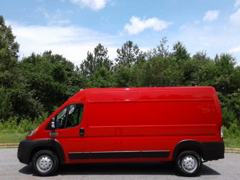 Flame Red Ram ProMaster 2500 High Roof Cargo Van.  Click to enlarge.