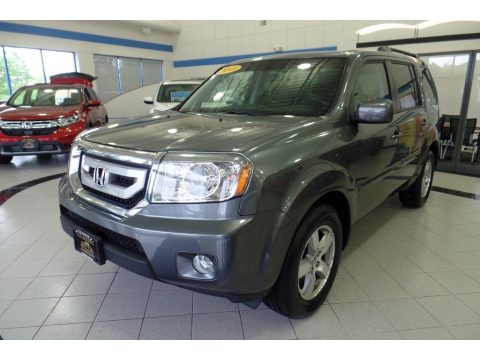 Polished Metal Metallic Honda Pilot EX 4WD.  Click to enlarge.