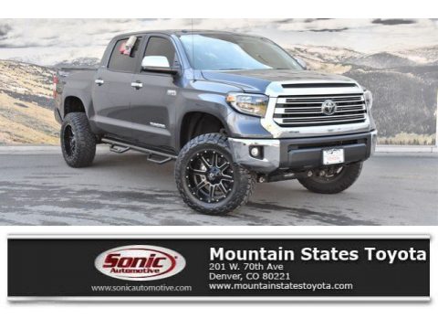 Magnetic Gray Metallic Toyota Tundra Limited CrewMax 4x4.  Click to enlarge.