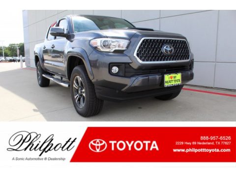 Magnetic Gray Metallic Toyota Tacoma TRD Sport Double Cab.  Click to enlarge.