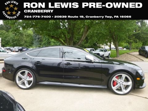 Mythos Black Metallic Audi RS 7 4.0 TFSI quattro.  Click to enlarge.