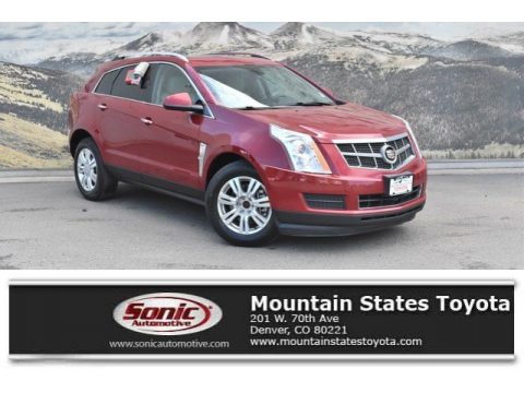 Crystal Red Tintcoat Cadillac SRX Luxury AWD.  Click to enlarge.