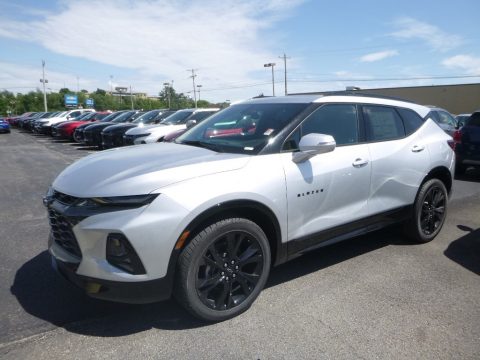 Silver Ice Metallic Chevrolet Blazer RS AWD.  Click to enlarge.