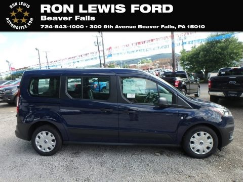 Dark Blue Ford Transit Connect XL Passenger Wagon.  Click to enlarge.