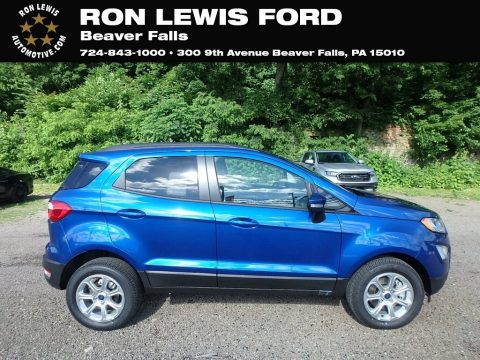 Lightning Blue Metallic Ford EcoSport SE 4WD. Click to enlarge. Lightning Blue Metallic Ford EcoSport SE 4WD. Click to enlarge.