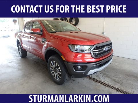 Hot Pepper Red Metallic Ford Ranger Lariat SuperCrew 4x4.  Click to enlarge.