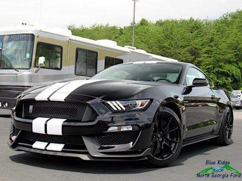 Shadow Black Ford Mustang Shelby GT350.  Click to enlarge.