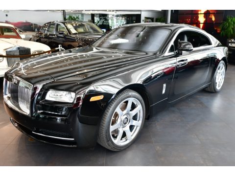 Diamond Black Rolls-Royce Wraith .  Click to enlarge.