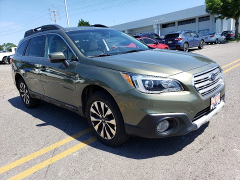 Wilderness Green Metallic Subaru Outback 3.6R Limited.  Click to enlarge.