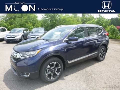 Obsidian Blue Pearl Honda CR-V Touring AWD.  Click to enlarge.