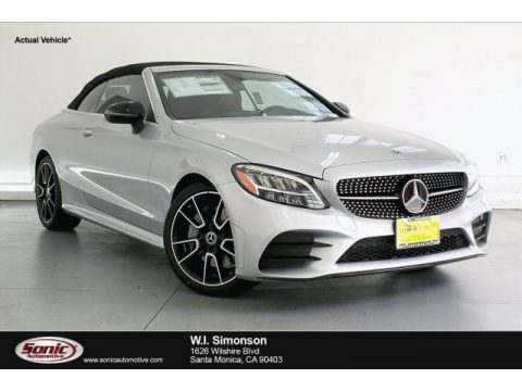 Iridium Silver Metallic Mercedes-Benz C 300 Cabriolet.  Click to enlarge.