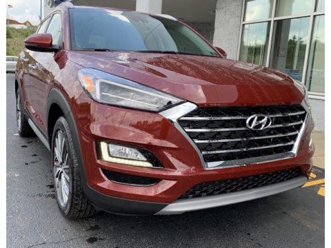 Gemstone Red Hyundai Tucson Limited AWD.  Click to enlarge.